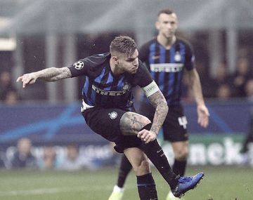 Mauro Icardi marcó el gol del empate para el Inter