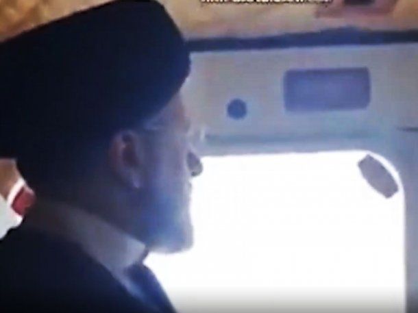 VIDEO: Las últimas imágenes del presidente de Irán con vida antes de que el helicóptero se estrellara