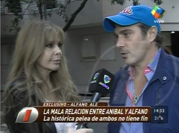Graciela Alfano y Matías Alé en Intrusos
