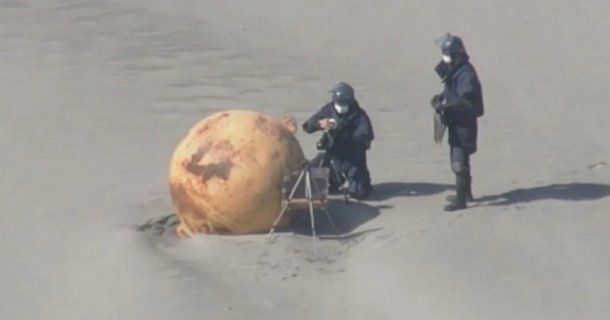 Misterio en Japón por la aparición de una esfera gigante
