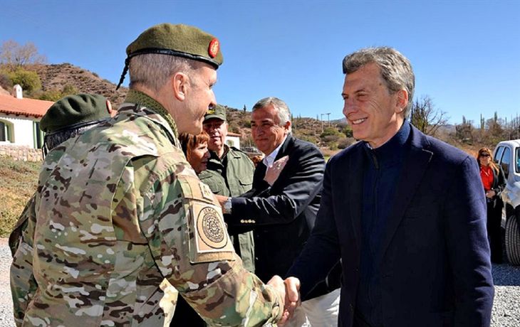 Macri desplegó al Ejército para seguridad interior - Crédito:&nbsp;@Ejercito_Arg