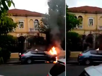Zaffaroni denunció el incendio de dos autos frente a su domicilio