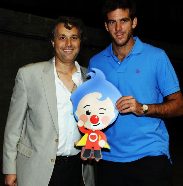 En su paso por Argentina, Roger Federer elogió al payaso más conocido