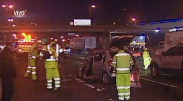 Choque fatal en Panamericana: un custodio de la Vicepresidencia embiste un camión y muere