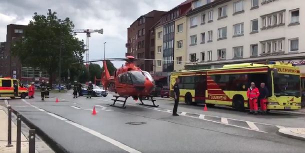 Pánico en Hamburgo por un atacante con un cuchillo en un supermercado