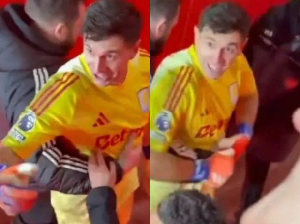 Del cariño al enojo: la noche caliente de Dibu Martínez en su vuelta a la cancha del Arsenal