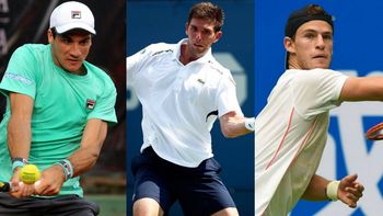 El primer Grand Slam del 2017 tendrá tres argentinos El primer Grand Slam del 2017 tendrá tres argentinos