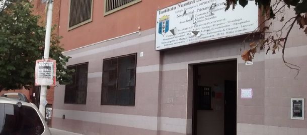 Ocurrió en la puerta del Instituto Nuestra Señora de la Merced