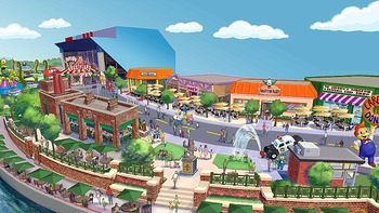 Habrá réplicas del supermercado de Apu y el restaurante de Krusty Habrá réplicas del supermercado de Apu y el restaurante de Krusty
