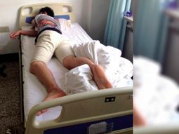 Fue a ver nacer a su hijo y terminó operado