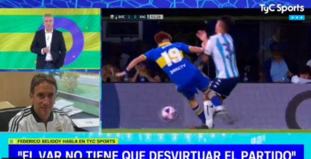 Beligoy, polémico tras el Boca-Racing: No voy a opinar por respeto al Superclásico
