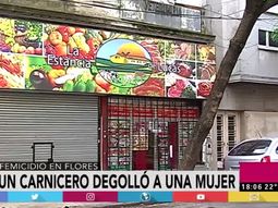 El brutal crimen en la carnicería de Flores ocurrió delante de un nene de 6 años. El brutal crimen en la carnicería de Flores ocurrió delante de un nene de 6 años.