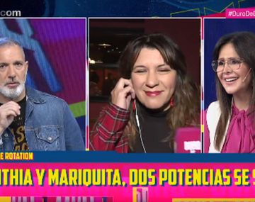 Picante cruce en vivo en Duro de Domar entre Cynthia García y Mariquita Delvecchio