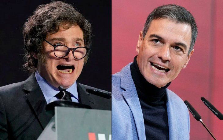 La Unión Europea cuestionó a Javier Milei por sus críticas a Pedro Sánchez