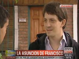 las lagrimas del sobrino del papa tras la asuncion de francisco las lagrimas del sobrino del papa tras la asuncion de francisco