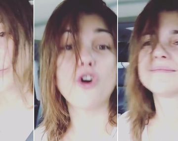 A cara lavada y despeinada, Araceli González canta en las redes sociales