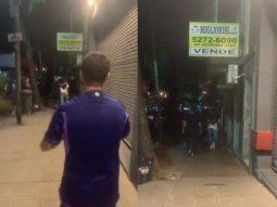 La reacción de un hincha que se encontró a Lionel Messi caminando por Palermo