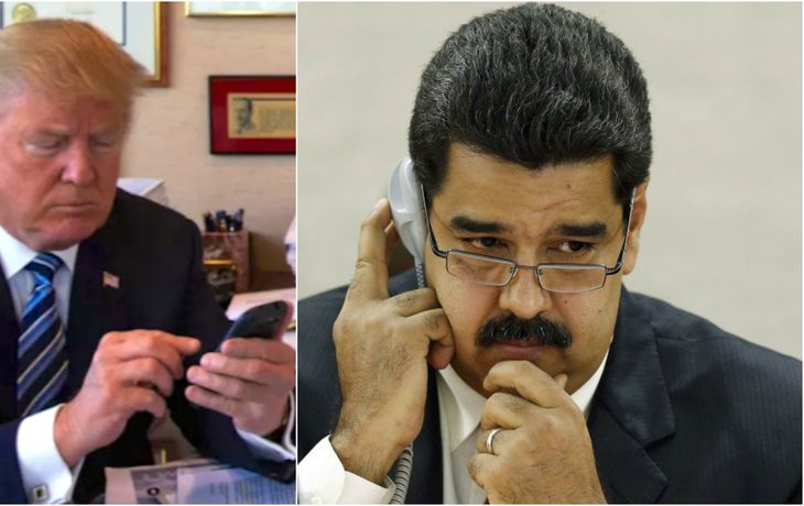 Donald Trump y Nicolás Maduro
