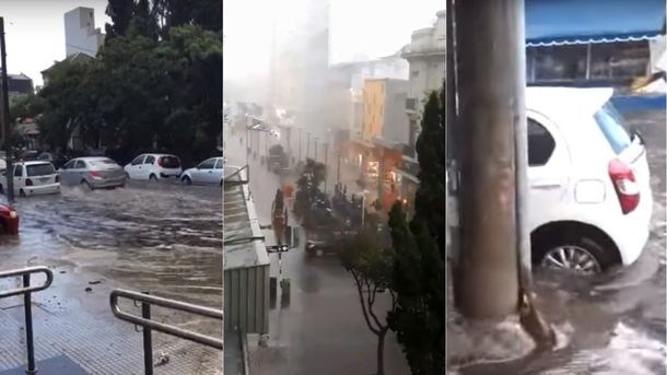 Lluvia e inundación en Mar del Plata