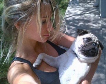 Micaela Breque recuperó a su perro