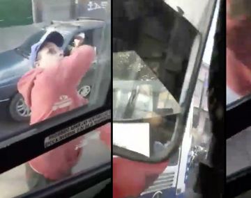 VIDEO: El brutal ataque a un colectivero en La Matanza