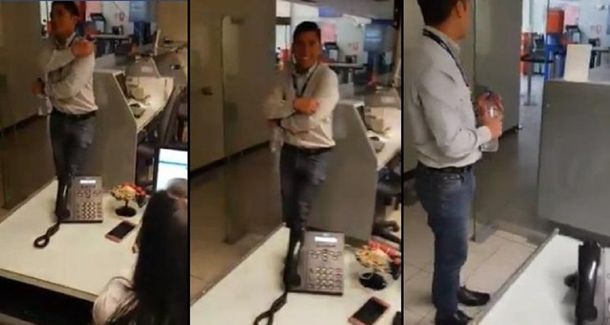 VIDEO: Captan a una nena fantasma corriendo dentro de un banco