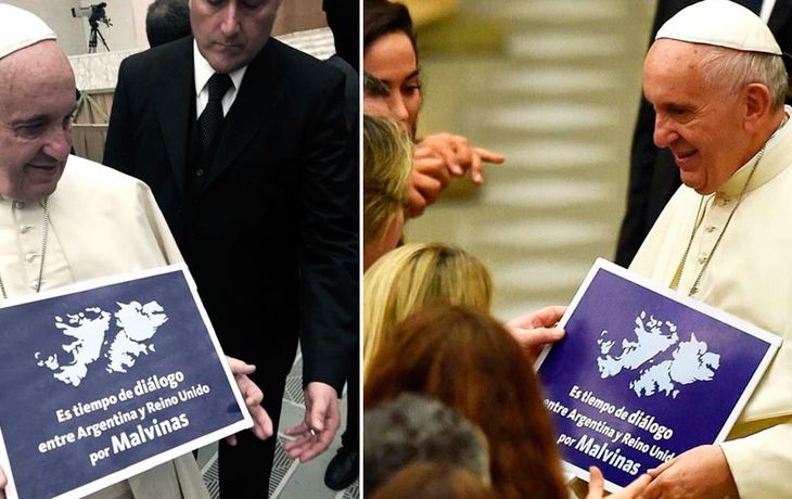 El Papa pidió diálogo entre Argentina y Reino Unido por Malvinas