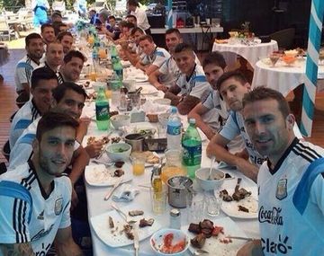 La Selección disfrutó de un asado en la previa a octavos