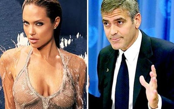 Angelina Jolie y George Clooney