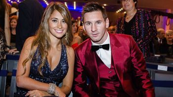 Antonella Roccuzzo y Lionel Messi Antonella Roccuzzo y Lionel Messi