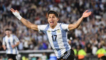 Giuliano Simeone marcó el 4-1 nte Brasil con otro golazo