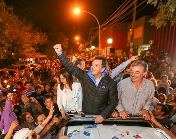 Sergio Massa festejó el triunfo de su aliado en La Banda