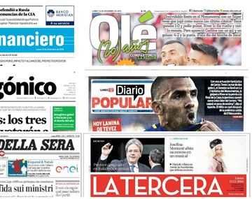 Mirá las tapas de los diarios