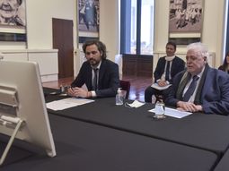 Santiago Cafiero y Gin&eacute;s Gonz&aacute;lez Garc&iacute;a