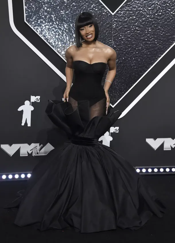 Megan Thee Stallion en la alfombra de los premios Video Music Awards 2024 (VMA). Megan Thee Stallion en la alfombra de los premios Video Music Awards 2024 (VMA).