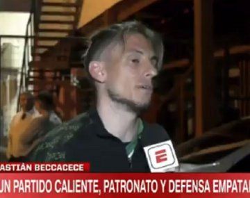 Se olvidaron los micrófonos abiertos en ESPN e insultaron a Beccacece