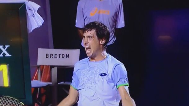 El argentino Pella le ganó un partidazo a un top 15 con este soberbio punto