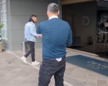 Lanzini acompañó al plantel River en Brasil para el duelo ante Inter