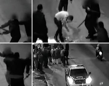 VIDEO: Golpes y un apuñalamiento en brutal paliza a un comerciante