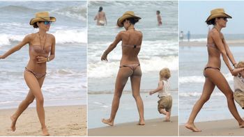 el descuido intimo de pampita en las playas de punta del este el descuido intimo de pampita en las playas de punta del este