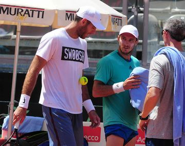 Del Potro y Mónaco volvieron a entrenar juntos tras varios años