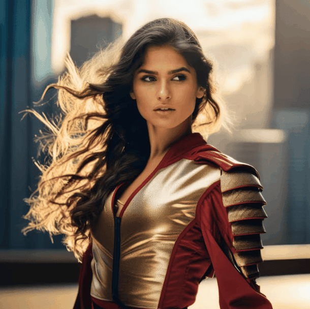 La Mujer Maravilla, reimaginada por la inteligencia artificial de FIrefly. La Mujer Maravilla, reimaginada por la inteligencia artificial de FIrefly.