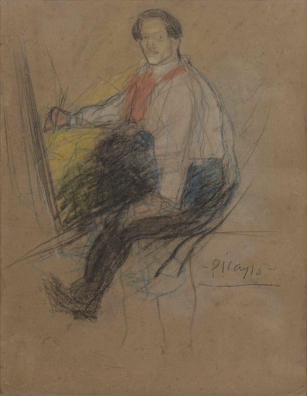 Exponen por primera vez un autorretrato de Picasso