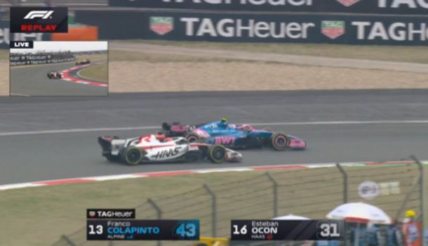 Esteban Ocon le pidió disculpas a Franco Colapinto por el choque en el GP de China: su respuesta