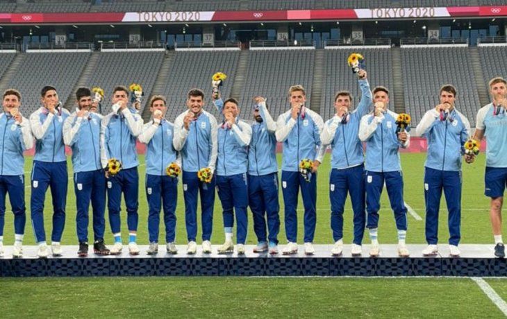 El emocionante recibimiento a Los Pumas tras conseguir la medalla de bronce
