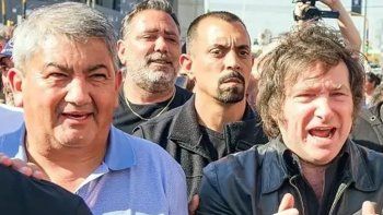 Ramón Nene Vera y Javier Milei Ramón Nene Vera y Javier Milei