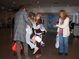 Las fotos del reencuentro de Rufina con Vicuña tras su viaje a Turquía