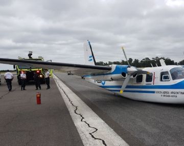 Cerraron el aeropuerto de Mar del Plata tras un accidente de un avión