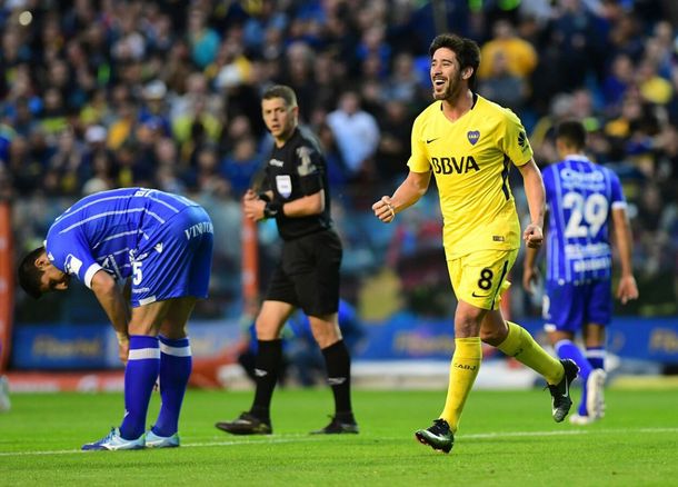 Boca lo remontó y aplastó a Godoy Cruz en la Bombonera