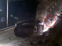 Así quedó la escena de la tragedia en el Rally de Montecarlo Así quedó la escena de la tragedia en el Rally de Montecarlo